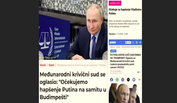 Režimski tabloidi priželjkuju hapšenje Putina