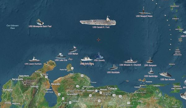 Američka mornarica kod obale Venecuele